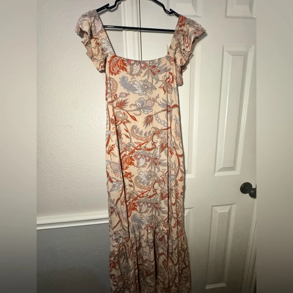 House of Harlow 1960 Bohemian Print Maxi Dress Size M - Picture 1 of 4